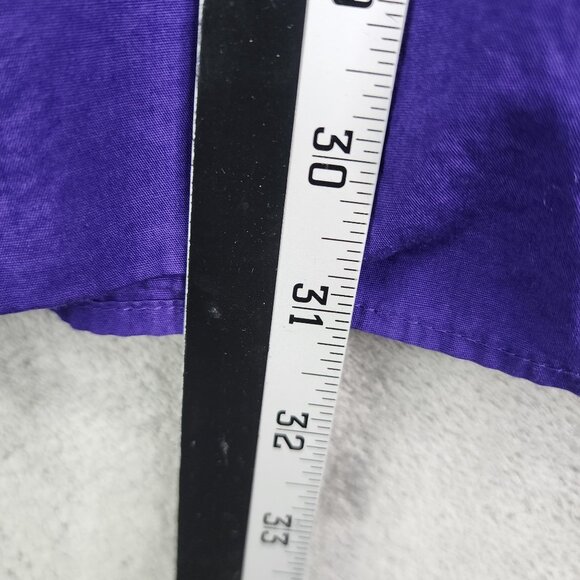 Mens Purple Columbia PFG Fishing Shirt Button Down Short Sleeve Size L - Picture 12 of 13